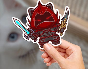 Tier 2 Rogue Kitty / World of Warcraft / Cat / Hydroflask Sticker / Journaling / Scrapbooking / Vinyl Sticker / Laptop / Phone / Waterproof