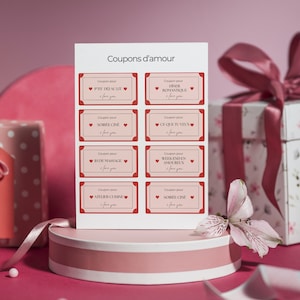 Liebesgutschein zum Ausdrucken, Liebe, Valentinstag, Gutschein für, Paar, Hochzeit, Geschenkideen zum Verschenken, Paar-Challenges, zum Selberdrucken
