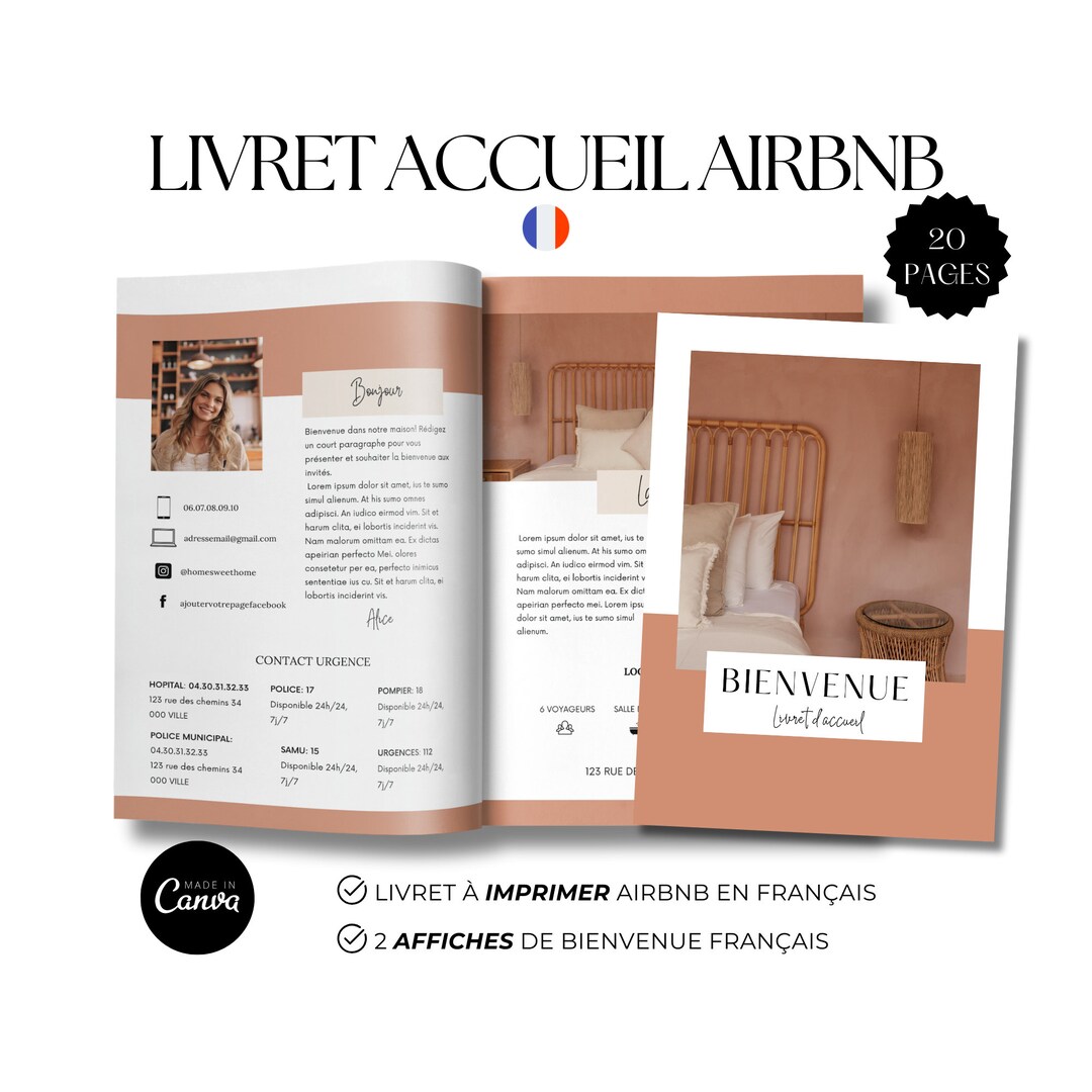 Livret De Bienvenue Airbnb Francais, Livret D