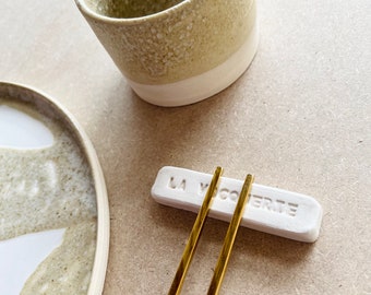 Personalized Sandstone Knife Holders