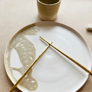 large stoneware plates 24cm, made to order