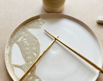 large stoneware plates 24cm, made to order