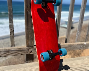 Cruiser Skateboard, 7-ply Rock Maple Deck, Retro Shape, Paris V2 Trucks and Fireball Wheels!  FREE SHIPPING!