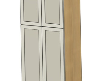 Fully Adjustable FACE FRAME Tall Cabinet Fusion 360 File