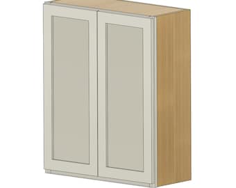 Fully Adjustable FACE FRAME Upper Cabinet Fusion 360 File