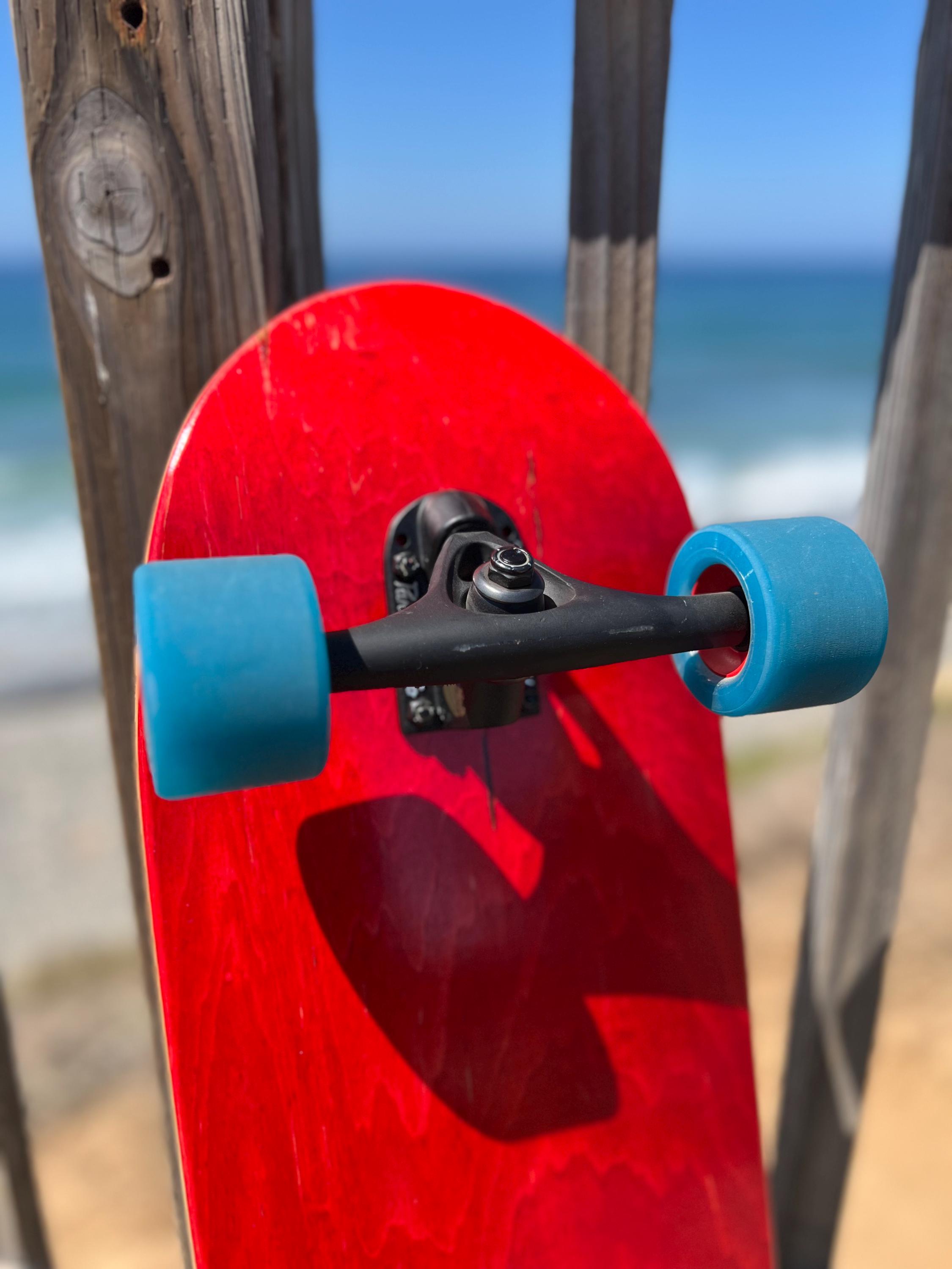 Cruiser Skateboard, 7-ply Rock Maple Deck, Retro Shape, Paris V2