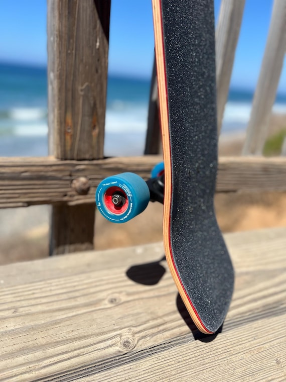 Cruiser Skateboard, 7-ply Rock Maple Deck, Retro Shape, Paris V2