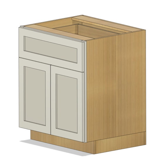 Fully Adjustable FACE FRAME Base Cabinet Fusion 360 File
