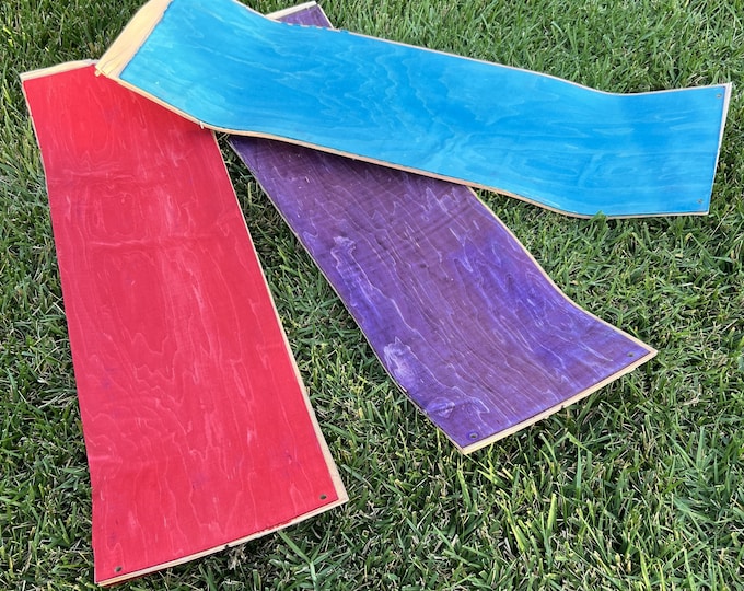Make Your Own Skateboard -- Uncut Skateboard Deck, 10" x 35", Drilling Available!!