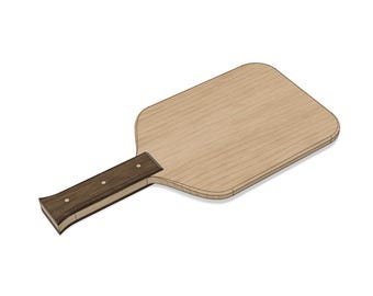 Fusion 360 CNC-Datei, 8 "x 16" Pickleball Paddle, WERKZEUGPFAD ENTHALTEN!