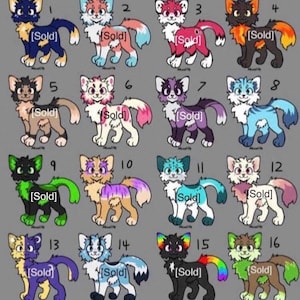 Cat OC adopt character design furry adoptable fursona oc reference