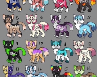 Cat OC adopta diseño de personaje furry adoptable referencia fursona oc