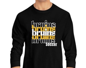 Unisex Classic Long Sleeve Bruins soccer T-Shirt, Soccer mom Bruins, Bruins fan tshirt soccer