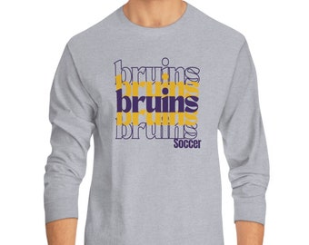 Unisex Classic Long Sleeve Bruins Soccer T-Shirt, Bruins Fan Gear, Soccer Bruins Fan tshirt, shirt for Bruins soccer