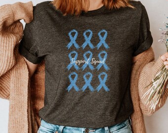 Diabetes Support Squad T-Shirt, Ribbon Tee