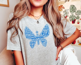T1D Butterfly Shirt, Type 1 Diabetes Tee, Diabetic Gift