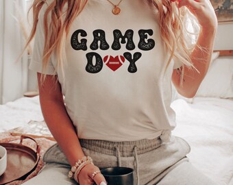 Game Day Football Mom Shirt, School Spirit Crewneck