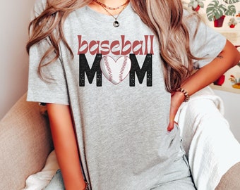 Baseball Mom T-Shirt, Game Day Tee, Sports Mama Gift