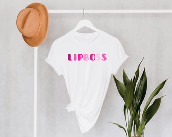 Lip Boss Bella Canvas T-Shirt, Makeup Artist Gift