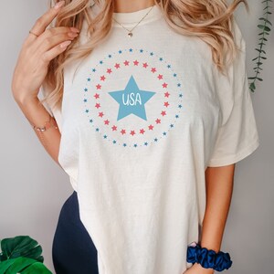 Retro Comfort Colors America Shirt, America The Beautiful, 4th Of July Shirt, Fourth Of July, Patriotic USA Gift, Independence day tshirt