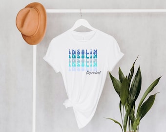 Insulinabhängiges T-Shirt, Typ-1-Diabetes, Chronische Krankheit Shirt
