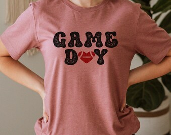 Game Day Shirt, Football Sweatshirt, Football Mom Shirt, School Spirit, Gameday Crewneck, School Spirit Wear, Vintage School Shirt