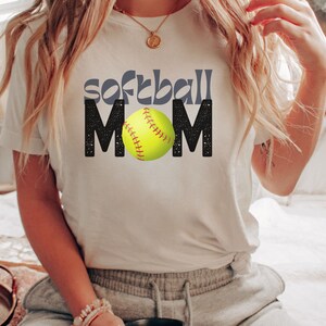 Softball Mom Shirt, Softball mama tshirt, Game Day Shirt, Sport mom shirt, Softball Mom gift, Softball lover tee, gift for mom, Mother&#39;s Day