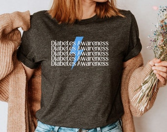 Diabetes Awareness Shirt, Unisex Support Tee