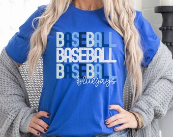 Bluejays Baseball tshirt, bluejays baseball shirt, shirt for bluejays baseball fan, gift for bluejay baseball fan, baseball shirt bluejay