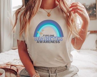 Type 1 Diabetes Awareness T-Shirt, T1D Warrior Support
