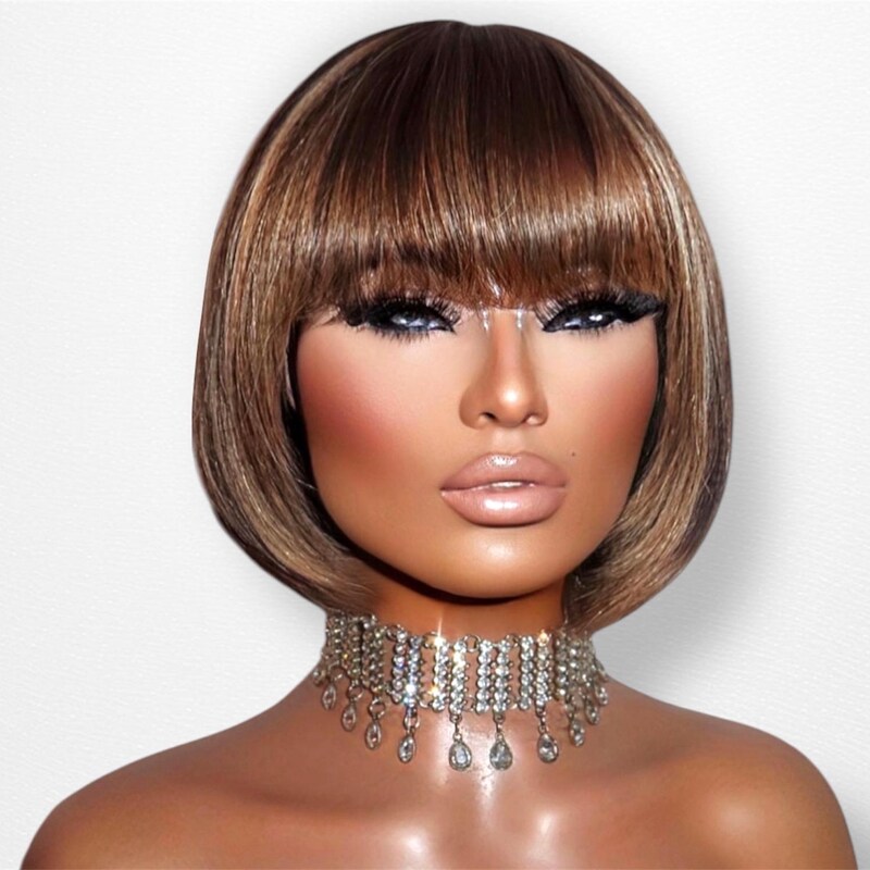 10 Inch Human Hair Wig - Etsy