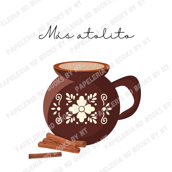 Mas atolito PNG file, Digital image, Christmas, Mexican holiday drink, Digital download, Canela, comida mexicana, posadas, fiestas patrias