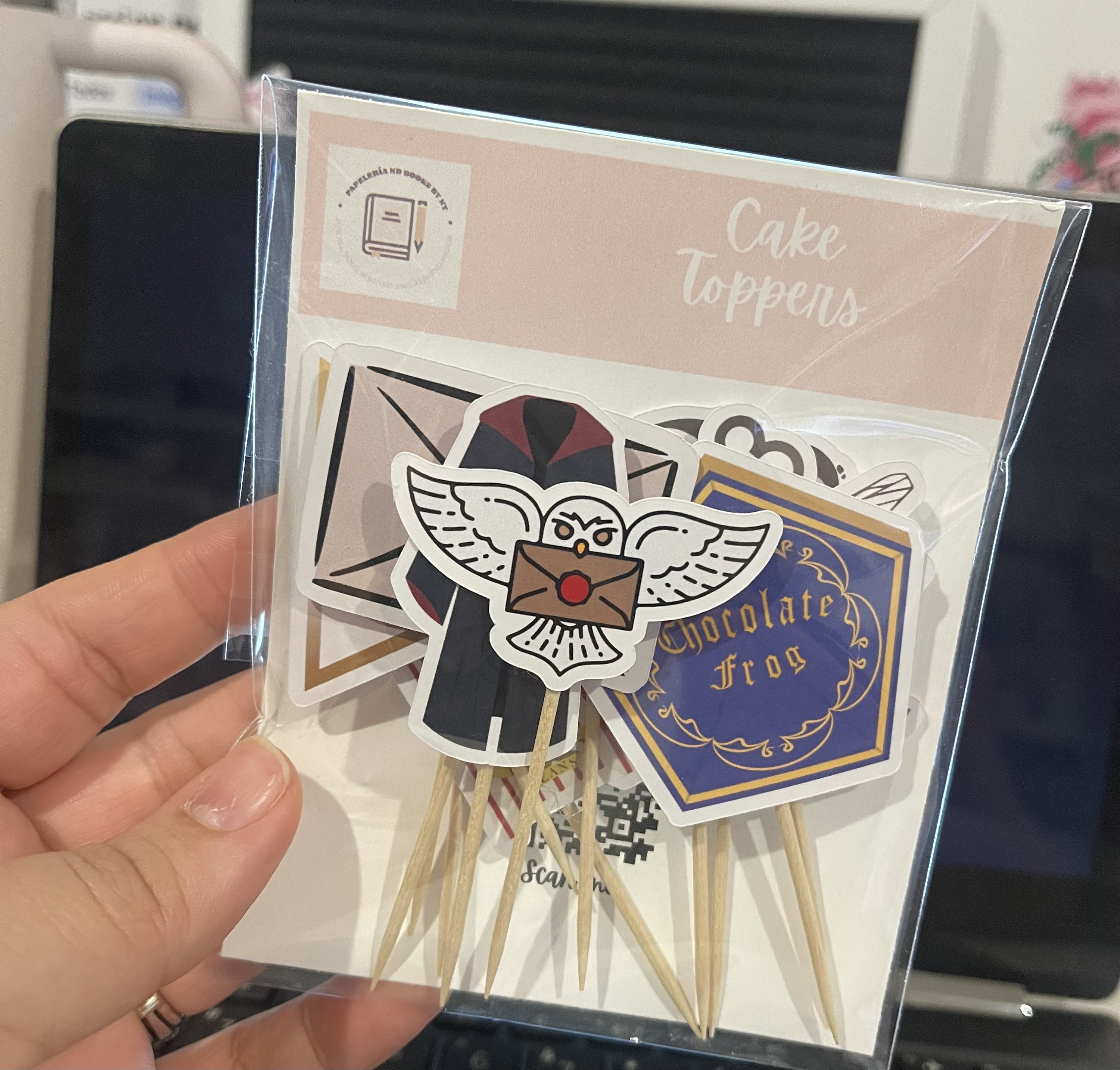 Wizard Cupcake toppers, cake topper, fruit pick, Harry, party, sandwich picks, party decoration, kids party, adult party, Teen party Magic