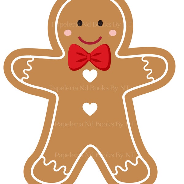 Gingerbread Couple PNG file, Digital image, Christmas, Holiday Party, Digital download, Gingerbread man clip art, Gingerbread girl, navidad