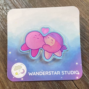 Best of Friends - 1.5&quot; x 1.5&quot; Die Cut Acrylic Pin