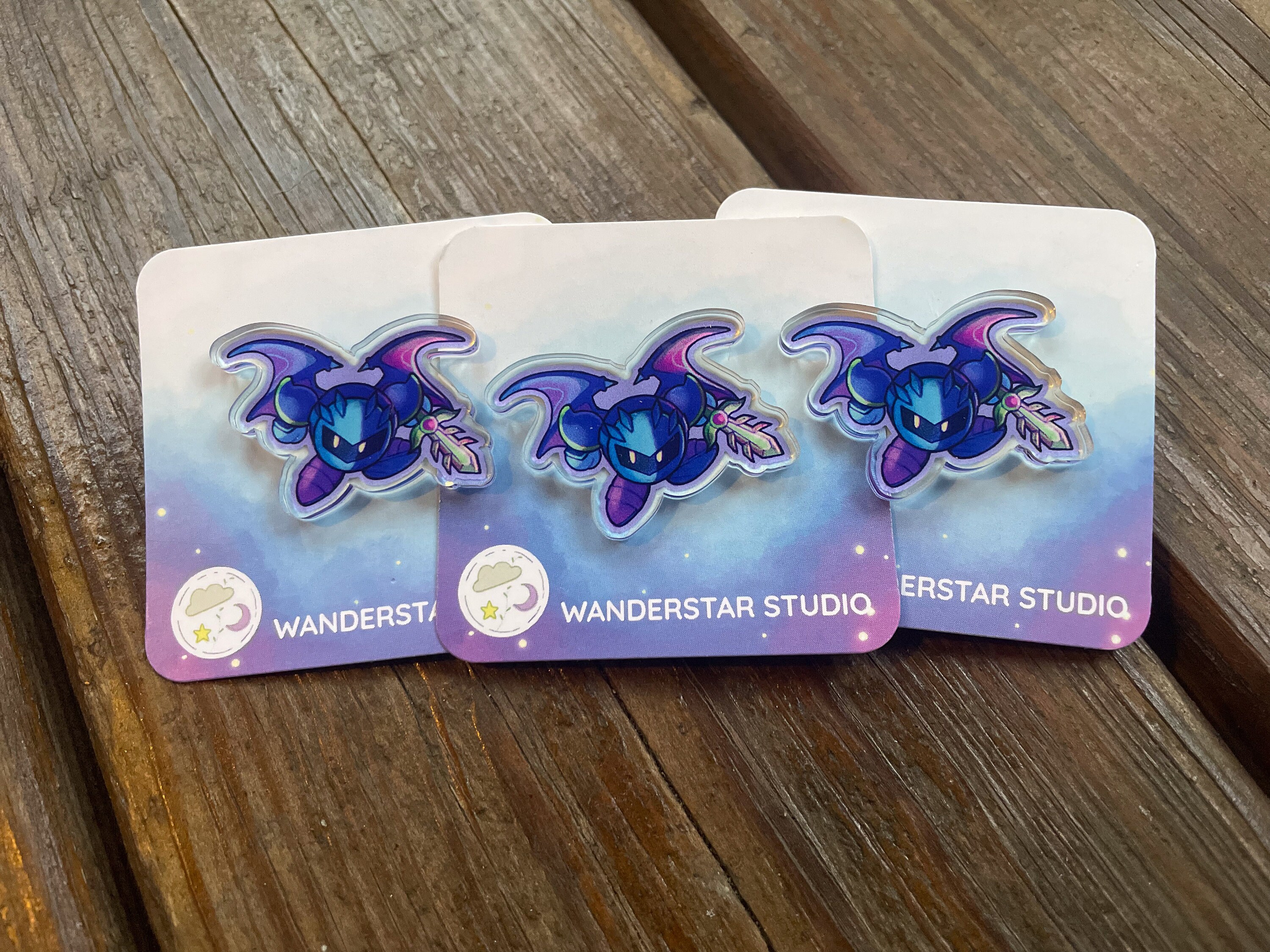 Meta Knight Pin - 1.5
