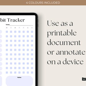 Minimalist Habit Tracker, Printable Habit Tracker, Habit Tracker ...