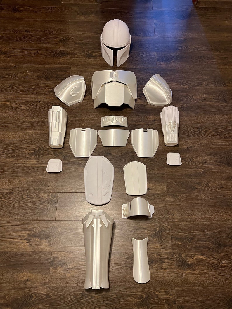 The Mandalorian Helmet & Armor Kit Cosplay Star Wars Etsy