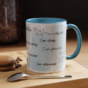 Motivational Coffee Mug, Inspirational Gift, Manifestation Mug, Positive Affirmation Cup, Self-Care Present, Daily Affirmations