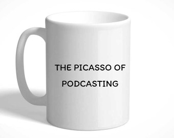 Podcasting Mug, Podcasting Gift, Funny Podcasting Mug, Gift for Podcaster, Podcast Host Gift, Podcast theme Mug, Podcast Artist