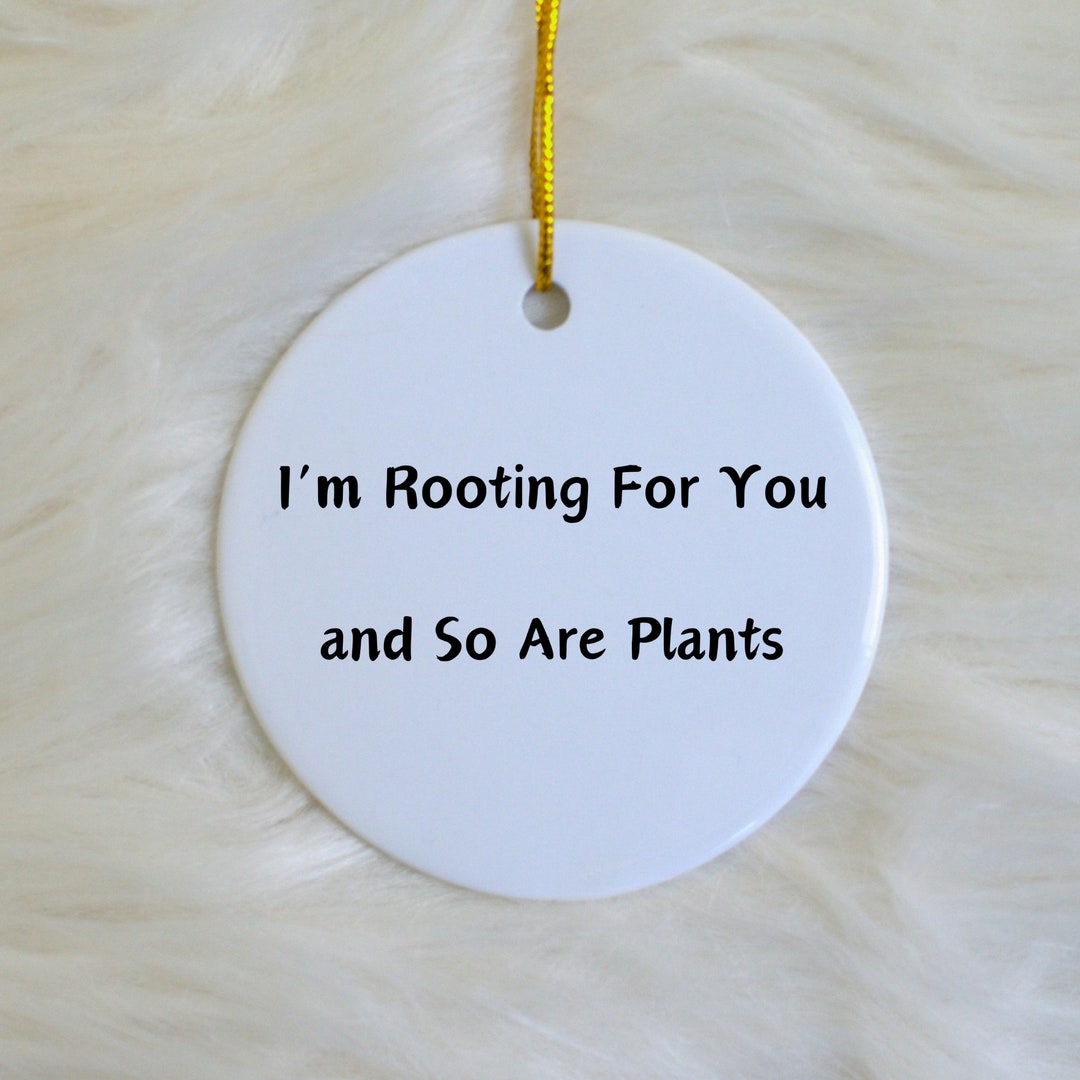 Plant Lover Ornament, Bauble for Gardener, Gift for Botanist, Gift for