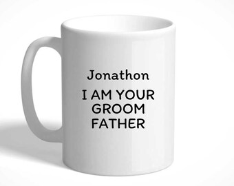 Father of the Groom Gift, Funny Personalised Dad of the Groom Mug, Groomfather Mug, Wedding Gift from Son to Father, Dad Appreciation Gift