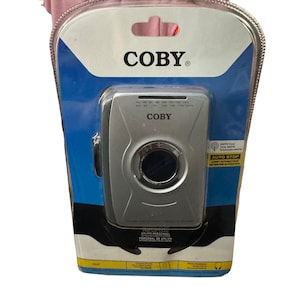 Coby Personal AM FM Radio Tuner Headphones Portable