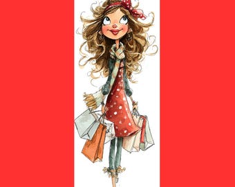 Imagens digitais de Natal da Shop Til Ya Drop para artistas em PDF e PNG.