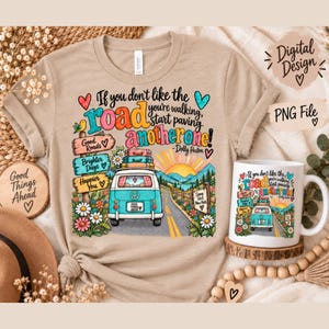 Dolly Parton road VW quote PNG, Dolly png, sublimatie, t-shirt, stickers, mokken, | plumlovedart