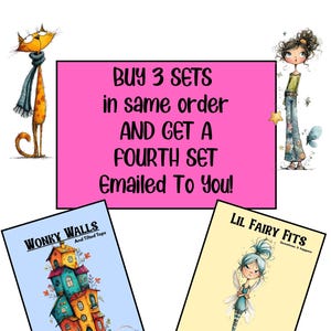 Bundelaanbieding digitale kunstafdrukken: 3 x 1 gratis aankoop
