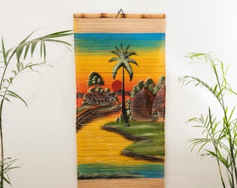 Bamboo Decorative Mat Wall Hanging