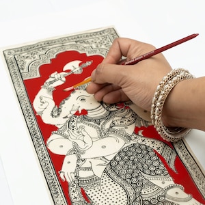 Pattachitra Painting of Lord Ganesha