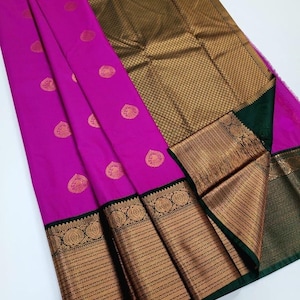 Semi Kanjivaram Silk Saree  | Kaanchy Sarees