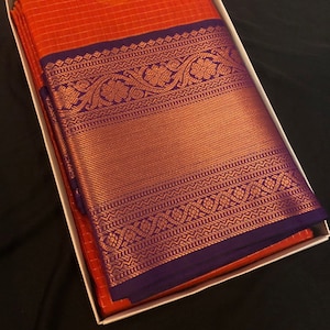 Semi Kanjivaram Silk Saree  | Kaanchy Sarees